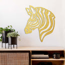 Zebra Head Metal Wall Art – Wildlife Safari Animal Nature Home Decor