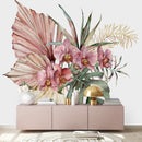 Fashionable Pink Orchid Wallpaper Vogue