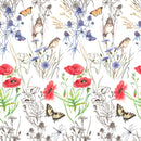 Stylish Field's Flowers Wallpaper