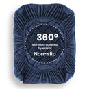Premium Zoned Cooling Mattress Pad - Navy