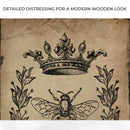 Queen Bee Vintage Painting Canvas Wall Art