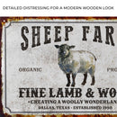 Sheep Farm Sign V