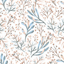 Stylish Winter Leaves Wallpaper Smart