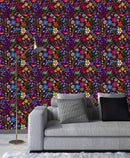 Stylish Brightly Flowers Wallpaper Tasteful Quality