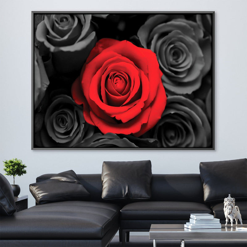 A Rose Among The Crowd Canvas