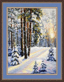 A winter road 727 Counted Cross Stitch Kit