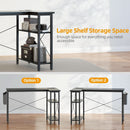 L Shaped Computer Desk With Power Outlets 47 Inch Corner