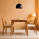 Premium Solid Wood Farmhouse Dining Table Set For Four
