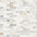 Arabescato Venato White 2"x6" Honed Marble Subway Mesh Mounted Mosaic  Tile - MSI Collection