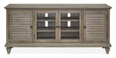 Calistoga - Rustic Entertainment Wall - Dovetail Gray