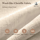 124 Inch Chenille Beige Modular Sectional Sofa With Throw Pillows