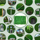 12pieces of 20 inch x 20 inch lawn wall panels, artificial lawn wall panels, green background decoration, boxwood fence wall panels, party, wedding, indoor, backyard, Christmas decoration, 33sq.FT