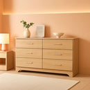 Brookside 6 Drawer Dresser Driftwood Nursery Furniture