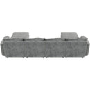 115x58" Chenille Modular Sectional Sofa,U Shaped Reversible Couch,Free Combination,6 Seat Sleeper Sofa Bed with Ottoman,Convertible Oversized Indoor Furniture for Living Room,Gray