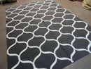 5' X 8' Modern Contemporary Hand Made Flat Weave Wool Rug Veg Dyes Nice