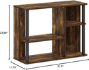Classic TV Stand For 40 Inch TVs Amber Pine Black Storage