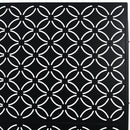 Outdoor & Indoor Privacy Screen Metal Privacy Screen 76' H×48' W, Freestanding Decorative Privacy Screen for Deck Balcony Patio, Privacy Fence Panels for Outside Lawn Garden PS107 BLACK