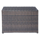 Comfortable Modern Patio Rattan Sectional Set With Cushions