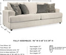 Soletren Premium Chenille Queen Sofa Sleeper White