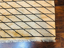 German Rug 7x10, Vintage Handmade Carpet, Contemporary