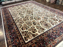8.8 x 12 Karastan Ivory Sarouk Rug