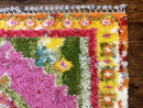 Colorful Shag Rug 8x10, Fuchsia and Multicolor