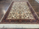 Karastan Rug 5.9 x 9, Ivory Sarouk