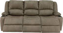 80 Inch Powered Triple Wall Hugger RV Recliner Sofa