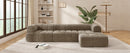 122' Modern L-Shaped Sectional Sofa with High-Density Fully Compressed Sponge and Chaise Lounge, 2-Piece Set, Fully Assembled Right Hand Facing, Perfect for Living Room, Lounge