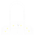 Metal Garden Arch with Gate 79.5'' Wide x 86.6'' High Climbing Plants Support Rose Arch Outdoor Cream White