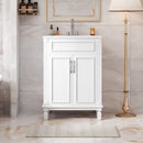 Bathroom Vanity With Top Sink, Cabinet With 2 Soft Closing Doors