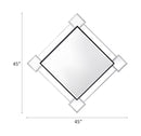 Asbury - Accent Mirror - Mirrored & Chrome