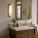 Alabaster Alvia Striped Wall Light
