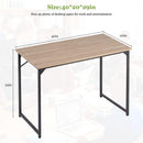 39 Inch Computer Desk With Adjustable Feet For Home Office