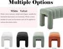 42.5 Inches Upholstered Ottoman Bench Boucle Fabric