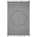Guros - 8' X 10' Medallion Indoor / Outdoor Area Rug - Gray / White