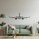 A320 Neo Front Metal Aircraft Wall Art - NCP0406