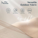 15 Foot Double Sided Patio Umbrella For Outdoor Shade