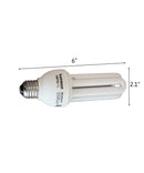 18 Watt Full Spectrum CFL Replacement Bulb (SET OF 6) Standard base by VisionMax