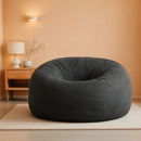 Charcoal 5ft Memory Foam Bean Bag Chair for Living Room