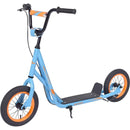 Youth Scooter Kick Scooter for Kids 6+ with Adjustable Handlebar, 12 Inch Inflatable Wheels, Widened non-slip Footboard