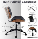 Office Chair Black 360 Swivel Ergonomic Desk Chair