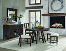 Westley Falls - Curved Bench With Upholstered Seat - Graphite