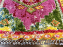 Colorful Shag Rug 8x10, Fuchsia and Multicolor