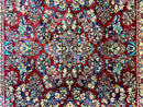 Karastan Rug 5.9 x 9 Red Sarouk Rug