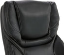 Big And Tall Executive Office Chair With Wood Accents