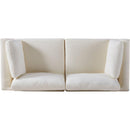 modular sofa whiten chenille fabric,  simple and grand, the seat and back is very soft. this is also a KNOCK DOWN sofa