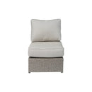 Comfortable Modern Patio Rattan Sectional Set With Cushions