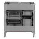 Bathroom Vanity With 2 Drawers And Tip-Out Drawer, Storage Cabinet