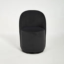 Set Of 1 Upholstered Kitchen & Dining Room Barrel Chair, Mid Century Modern Round Velvet Dining Chair, 360 Degree Swivel Comfy Armless Accent Makeup Vanity Side Chair for Bedroom Living Room